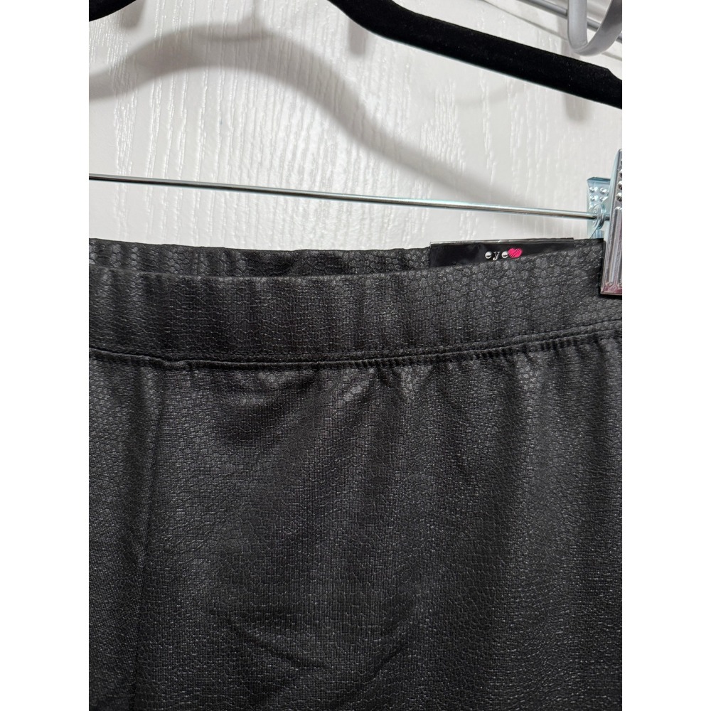 NWT Eye Candy Black Pebble Texture Leggings Pants Women's Size L - Picture 13 of 14